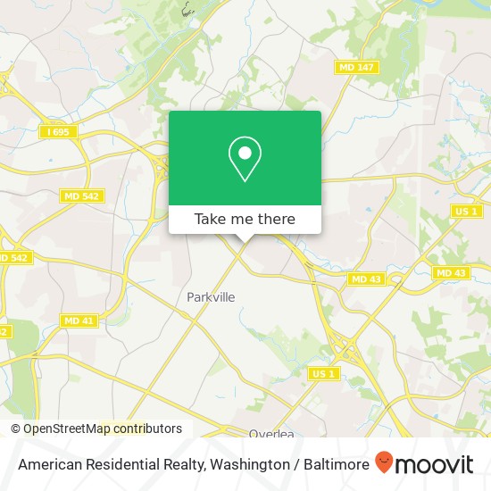 American Residential Realty map