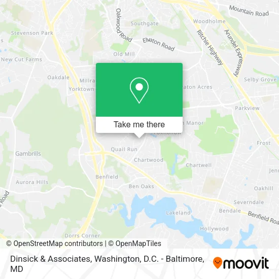 Dinsick & Associates map