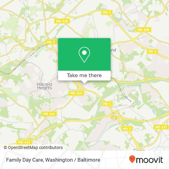 Mapa de Family Day Care