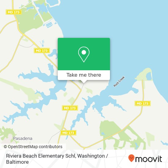 Mapa de Riviera Beach Elementary Schl