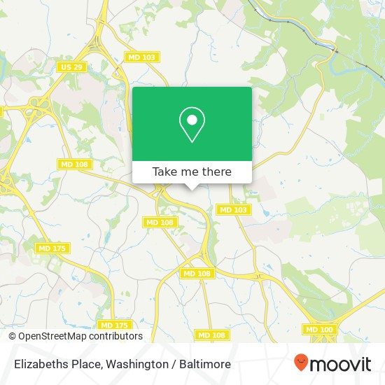 Elizabeths Place map