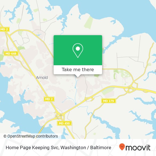 Mapa de Home Page Keeping Svc