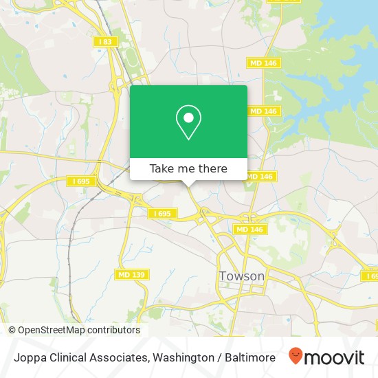 Joppa Clinical Associates map