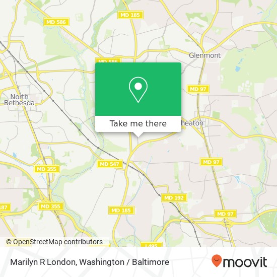 Mapa de Marilyn R London