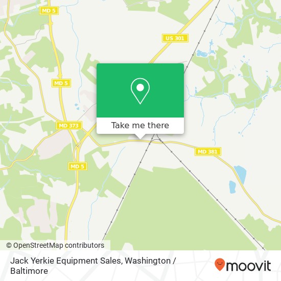 Jack Yerkie Equipment Sales map