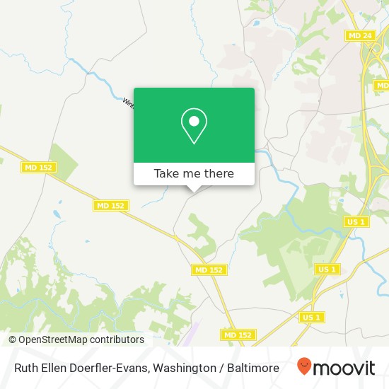 Mapa de Ruth Ellen Doerfler-Evans