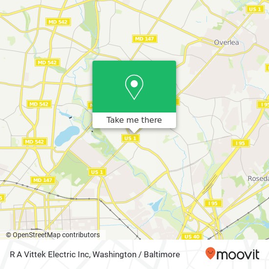 Mapa de R A Vittek Electric Inc