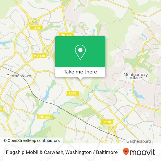 Mapa de Flagship Mobil & Carwash