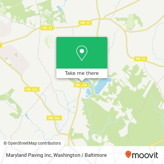 Maryland Paving Inc map