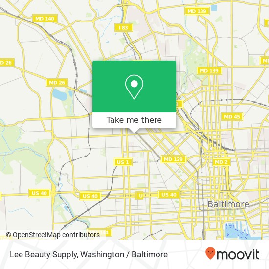Lee Beauty Supply map