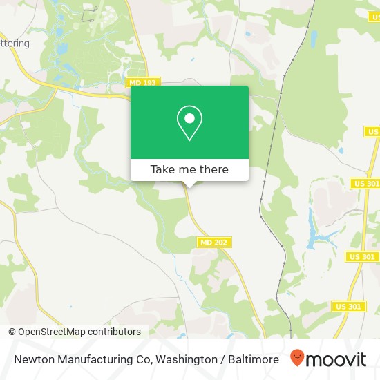 Mapa de Newton Manufacturing Co