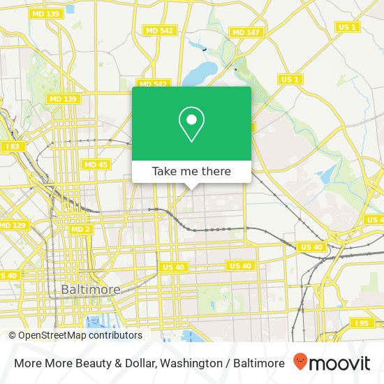 Mapa de More More Beauty & Dollar