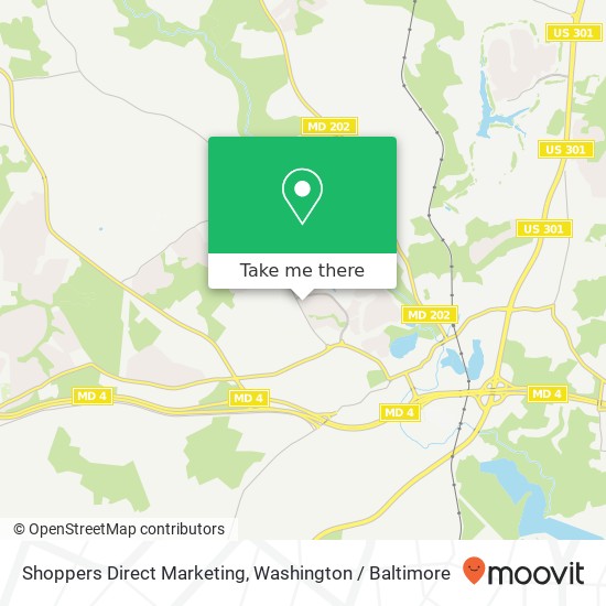 Mapa de Shoppers Direct Marketing