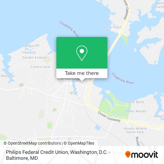 Mapa de Philips Federal Credit Union