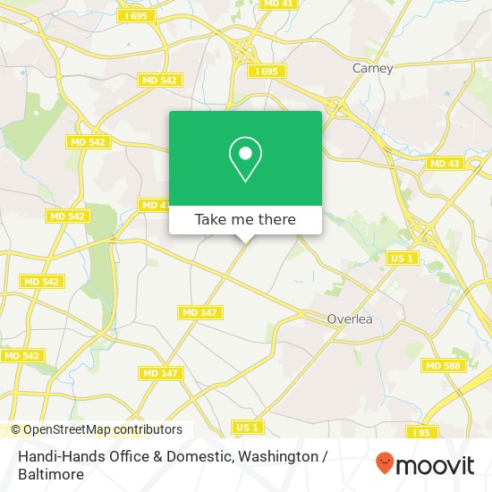 Handi-Hands Office & Domestic map
