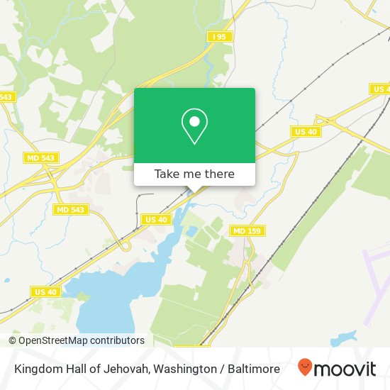 Mapa de Kingdom Hall of Jehovah