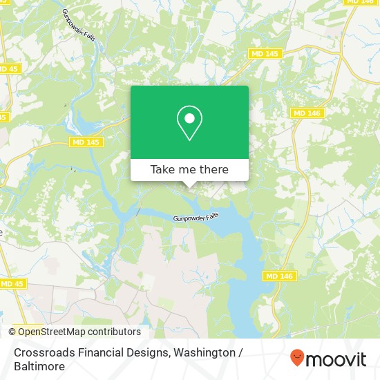 Crossroads Financial Designs map