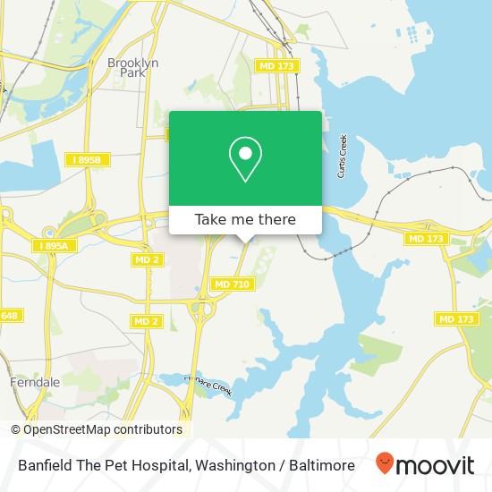 Banfield The Pet Hospital map