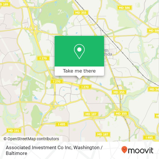 Mapa de Associated Investment Co Inc