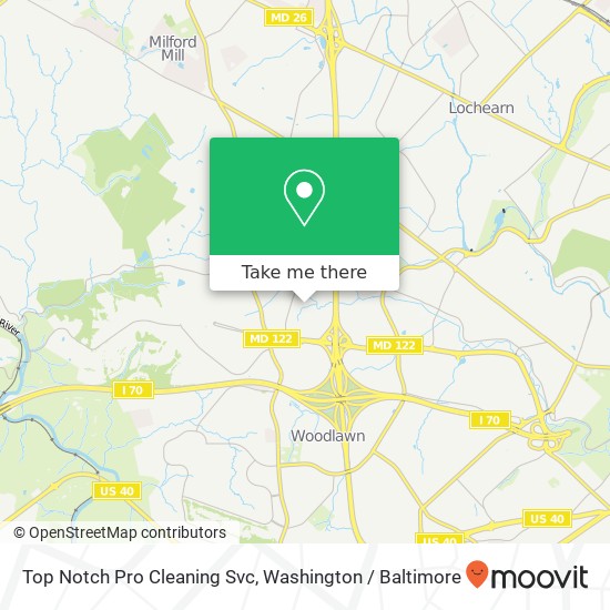 Mapa de Top Notch Pro Cleaning Svc