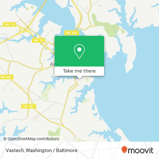 Vastech map