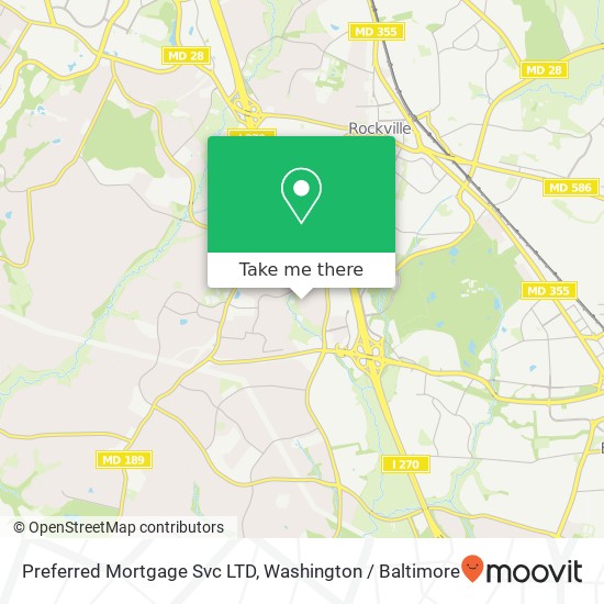 Preferred Mortgage Svc LTD map