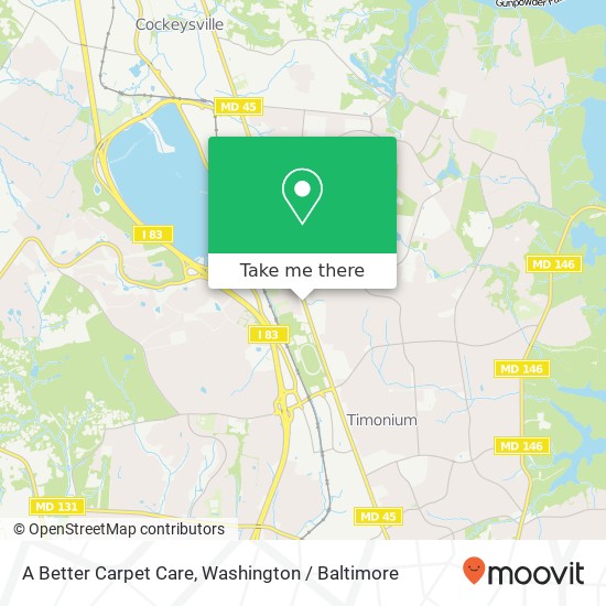 Mapa de A Better Carpet Care