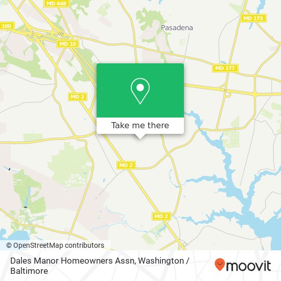Mapa de Dales Manor Homeowners Assn