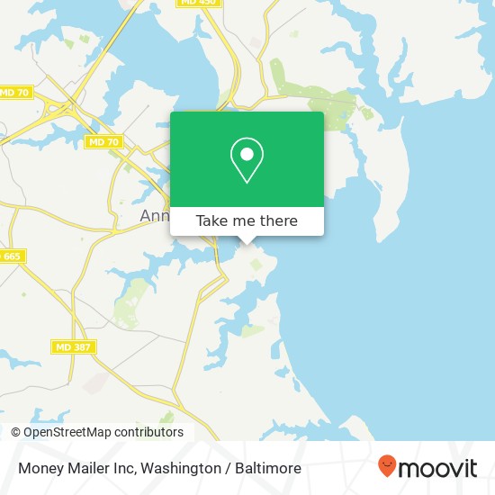 Money Mailer Inc map