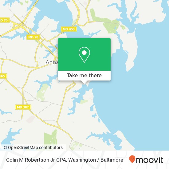 Colin M Robertson Jr CPA map