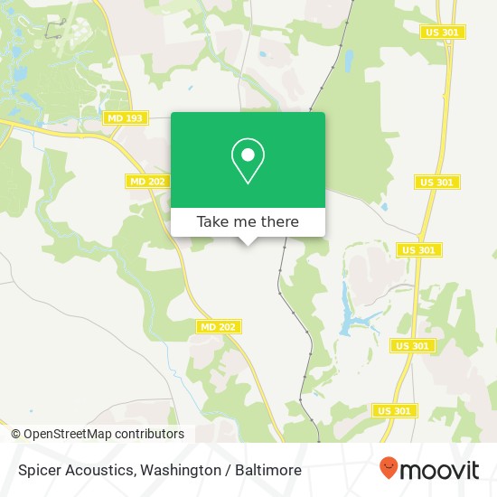 Spicer Acoustics map