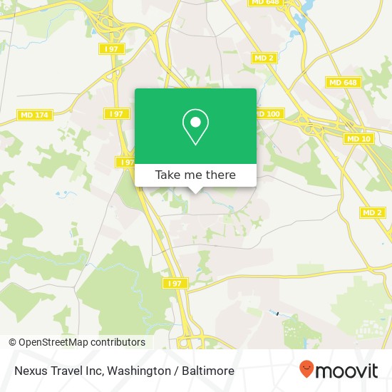 Nexus Travel Inc map
