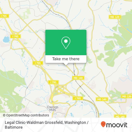 Mapa de Legal Clinic-Waldman Grossfeld