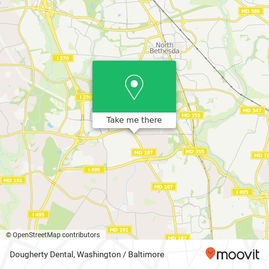 Dougherty Dental map