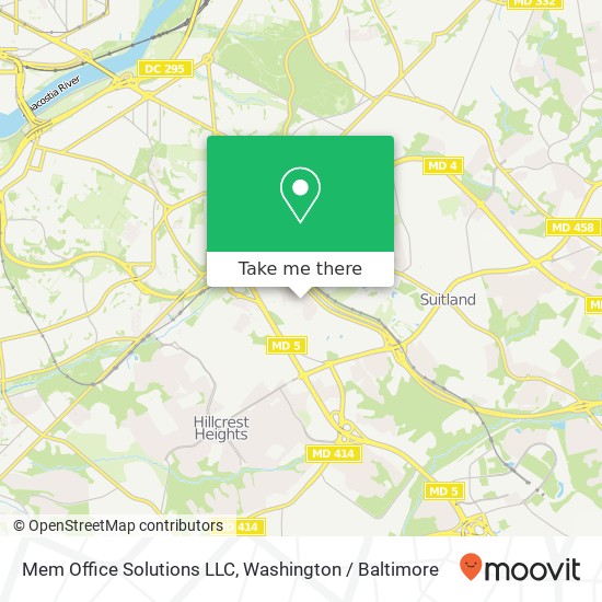 Mem Office Solutions LLC map