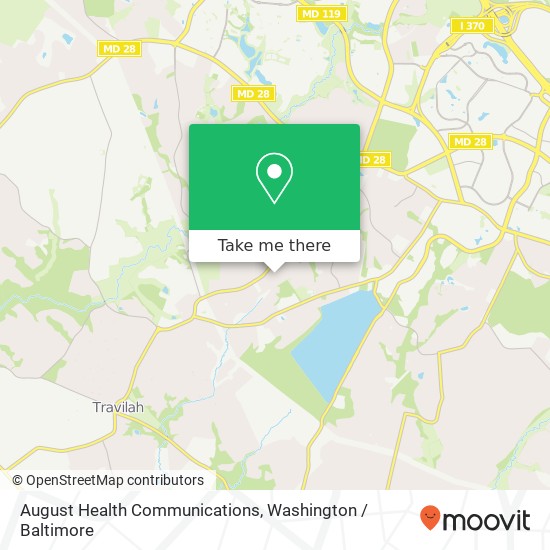 August Health Communications map