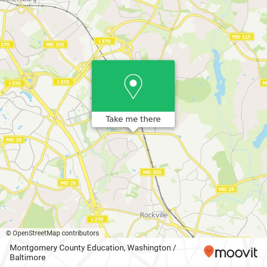 Montgomery County Education map