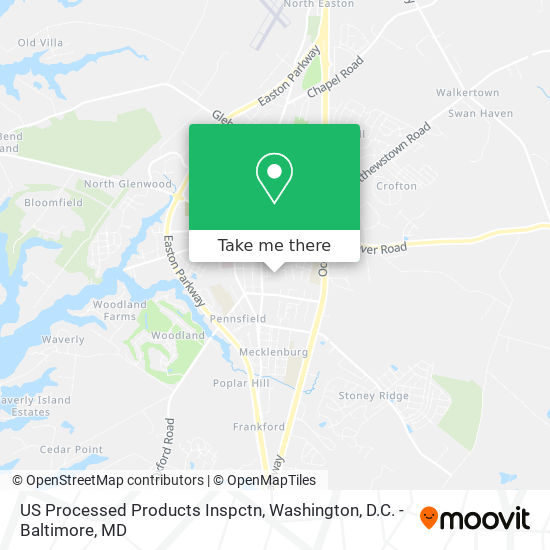 Mapa de US Processed Products Inspctn