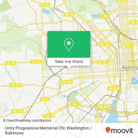 Unity Progressive Memorial Chr map