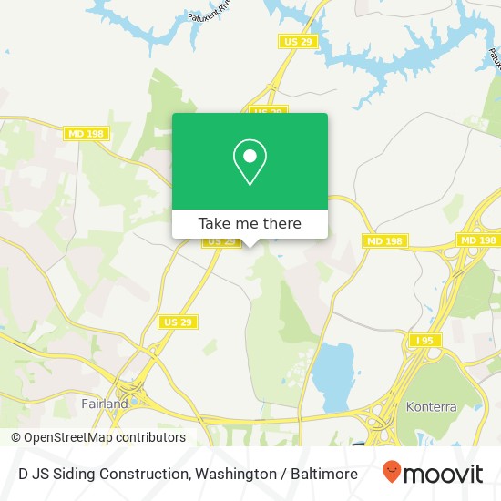 D JS Siding Construction map