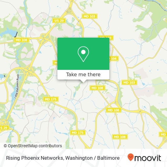 Mapa de Rising Phoenix Networks