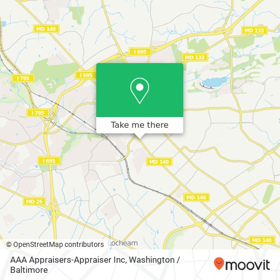 AAA Appraisers-Appraiser Inc map