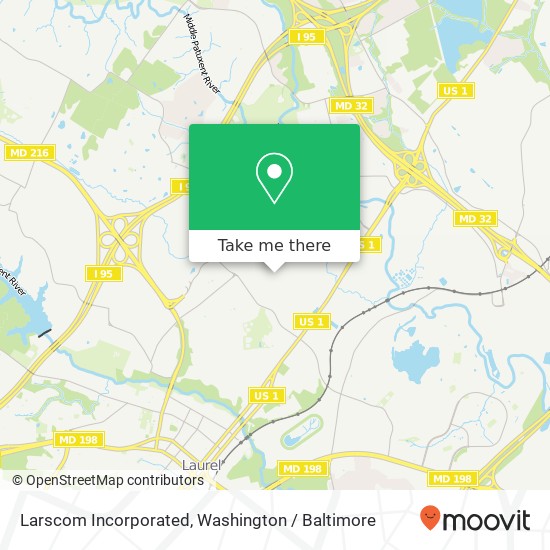 Mapa de Larscom Incorporated