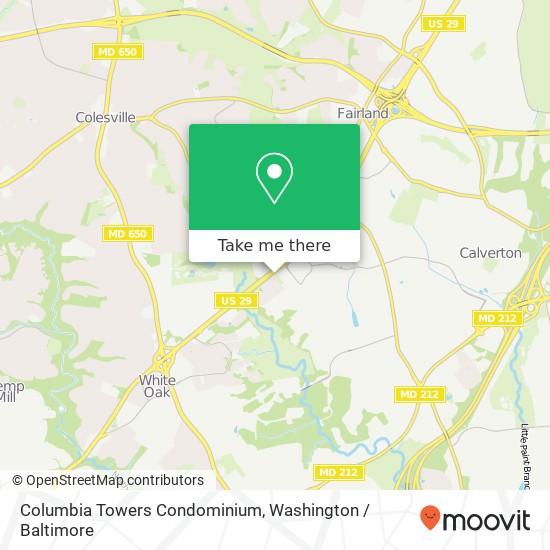 Columbia Towers Condominium map