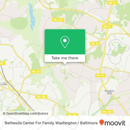 Mapa de Bethesda Center For Family