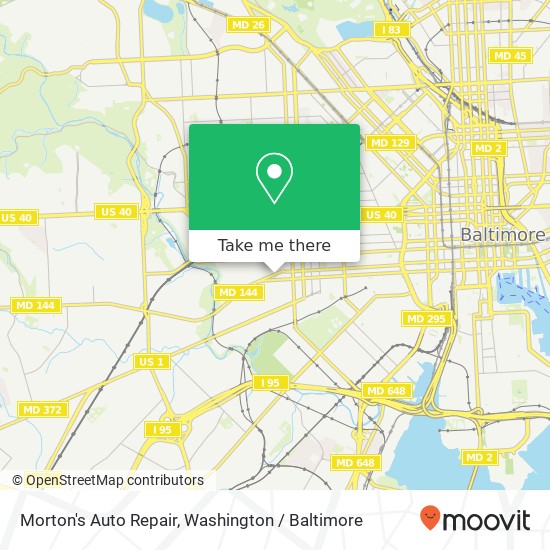 Mapa de Morton's Auto Repair