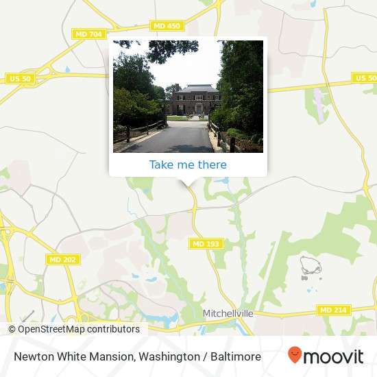 Newton White Mansion map