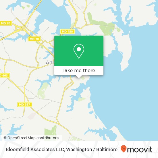 Mapa de Bloomfield Associates LLC