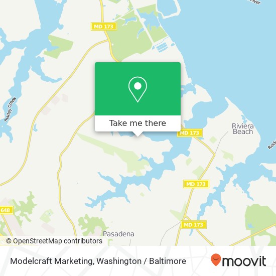 Mapa de Modelcraft Marketing