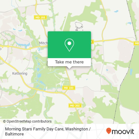 Morning Stars Family Day Care map